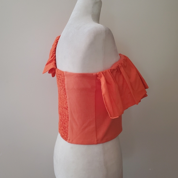 Anthropologie Sunday In Brooklyn Ruffled One Shoulder Top - Picture 9 of 16